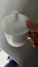 陶相惠陶瓷茶杯带盖办公室茶杯骨瓷纯白会议水杯260ml小号陶瓷杯子定制 实拍图