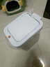 佳帮手卧室脚踏垃圾桶7.3L家用脚踩+手按双开盖厨房卫生间厕所客厅带盖 实拍图