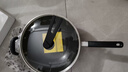 炊大皇炒锅有钛0氟不粘锅316L不锈钢不粘平底炒锅34cm 实拍图