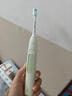 飞利浦（PHILIPS）【肖战推荐】声波电动牙刷钻石3系 年货节礼物 情人节情侣送男生/女友 微泡水流HX5181/01皓月白 实拍图