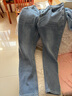真维斯（Jeanswest）王一博代言牛仔裤男秋冬新款天丝舒适修身直筒高端潮牌休闲裤子男 蓝色【加绒保暖】 34 码(2尺7) 【建议150-160斤】 实拍图