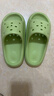 土豆屋儿童拖鞋中大童小孩室内外防滑软底凉拖鞋 熊猫绿色220码 实拍图