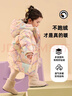 鸭鸭儿童羽绒服新中长款女童宝宝加厚可爱面包服冬季小童装外套YD 粉色 110 实拍图