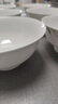 厚秀堂景德镇骨瓷碗碟盘套装家用组合新款陶瓷餐具中式简约饭碗面碗 8英寸深盘（2个）百合花 实拍图