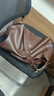 慕昂（MOVEON）斜挎包包女女神节新款单肩通勤托特包女士休闲高级感2026挎包 咖啡色 大号 实拍图