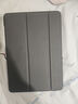 毕亚兹 适用ipad 10.2英寸保护套 2021年9/8/7代 通用苹果平板电脑三折支架 智能休眠保护壳 PB179金刚黑 实拍图
