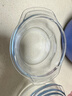 CCKO碗 耐热玻璃烤盘微波炉专用家用蒸蛋碗带盖沙拉碗泡面碗具大汤碗 【2只装】700ml+1000ml玻璃碗 实拍图