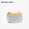 MICHAEL KORS  轻奢MK女包HEATHER斜挎包 大号灰色/黄色/白色   实拍图