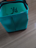 钓哈哈（Diaohaha） 加厚EVA钓鱼打水桶可折叠方形鱼桶带绳网盖活鱼桶便携装鱼桶 新款24加厚底蓝色提手款 #0166 实拍图