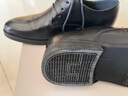 森达父亲礼物皮鞋男自营真皮牛皮上班商务正装男结婚鞋 深黑色 38 实拍图