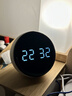 小度智能闹钟音箱【超能小度】大屏数字显示 床头创意闹钟 语音交互 红外遥控家电 儿童早教机故事机 实拍图