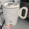 苏泊尔（SUPOR）便携式烧水壶电水壶可折叠0.8L 旅行出差家用养生冲奶电热水壶学生304不锈钢泡面杯 SW-08J01 实拍图