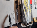 晨光（M&G）文具拔盖1.0中性笔学生黑笔碳素笔大笔画签字笔商务办公子弹头练字笔速干水笔 黑色12支/盒 实拍图