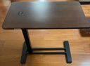 乐歌实木床边桌升降床上电脑桌可移动适宜家用茶几T04黑胡桃木色 实拍图