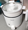 美的（Midea）电煮锅 泡面火锅宿舍小电锅 电蒸锅 多功能家用电热锅 2.6L蒸煮一体 小型2-3人用 配带蒸笼XZE2076 实拍图