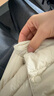 鸭鸭（YAYA）佟丽娅同款轻薄羽绒服女新款冬季短款圆领内胆修身时尚薄外套男 米白色【女款无领】 L 【建议100-115斤】 实拍图