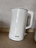 苏泊尔（SUPOR）电水壶 双层防烫烧水壶热水壶1.7L 全钢无缝内胆304不锈钢电热水壶大容量 SW-17J418 实拍图