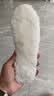 华宝驰羊毛鞋垫保暖冬季男女加绒加厚羊皮毛一体雪地靴防寒毛绒棉鞋垫 实拍图