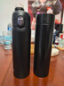 京东京造保温杯 水杯子男女儿童学生316不锈钢【一键弹盖】黑色480ml 实拍图
