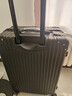 SOO行李箱男万向轮拉杆箱耐磨抗摔24英寸A330旅行箱密码箱女商务黑色 实拍图