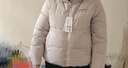 雪中飞2025新款女士短款羽绒服潮流休闲风小个子加长外套舒适温暖 浅紫灰|6162 XL 170 实拍图
