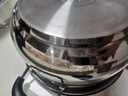 爱仕达（ASD）汤锅 304不锈钢小蒸锅 蒸煮一体汤锅 22CM燃气电磁炉通用奶锅B1-Z 实拍图