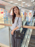viney牛皮斜挎包包女包百搭单肩包妈妈包中年老婆生日520送女朋友礼物 【黑色】情人节实用高级感高档品牌洋气小包 休闲轻奢小众百搭小方包 实拍图