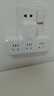 公牛（BULL）转换插头/品字形一转三插座/转换插座/电源转换器 适用于卧室、厨房 3位总控开关  GN-9603K白色 实拍图