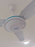 奥克斯（AUX）吊扇电风扇家用白色吊顶风扇1.4米56吋工业工厂车间客厅吊风扇三叶遥控吊扇1.2米 42寸三叶3档加厚机头强劲风【壁控调速器】 实拍图