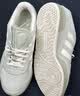 adidas「面包鞋」COURTIC经典运动板鞋男女阿迪达斯官方三叶草 浅绿/奶油白   44 实拍图