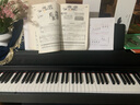 特伦斯电钢琴88键重锤专业电子钢琴成人儿童家用立式电钢E55 典雅黑色【演奏级】 实拍图