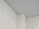 美的（Midea）铝扣板集成吊顶300*300卫生间厨房龙骨吊顶扣板材料全套免费送装 【5㎡-含辅料】30*30亚白 实拍图