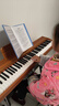 贝琪（Betsy）B351电钢琴88键重锤成人儿童电子钢琴家用练习初学者专业考级钢琴 B351-重力度88键木纹棕 实拍图