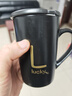 京东京造创意个性杯子陶瓷马克杯带盖勺潮流情侣男女家用牛奶咖啡杯380ML 实拍图