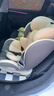 Heekin德国 儿童安全座椅汽车用0-4-12岁婴儿宝宝360度旋转ISOFIX硬接口 时尚灰(ISOFIX+360度旋转) 实拍图