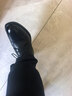 京东京造【头层牛皮】皮鞋男面试正装鞋光面系带真皮婚鞋黑色41 实拍图