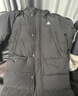 adidas通勤羽绒服 休闲长款鸭绒男女秋冬阿迪达斯官方轻运动   黑色   XXS 实拍图
