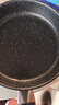 【亏本清仓】韩式麦饭石色不粘锅平底锅铁锅电磁炉不带盖 黑色小煎锅 16cm 实拍图