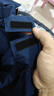 美津浓户外棉服男秋冬夹克外套上衣连帽防风保暖百搭登山服 藏青  3XL 实拍图