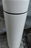 【京东物流配送】智能显温保温杯不锈钢高颜值保热保冷 优雅白480ml304 实拍图