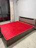迎裕财实木床简约现代主卧家用1.5单人床出租房用1.8米榻榻米软包 灰色单床【加厚款】【店长推荐】 1.8*2米 实拍图