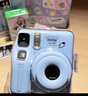 INSTAX富士instax立拍立得 一次成像相机 miniSE（mini7+升级款）蓝色 实拍图