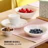 宜家（IKEA）OFTAST奥夫塔耐热餐盘菜盘碗碟西餐盘骨碟家用套装餐具 白色碟28x22cm 实拍图