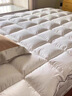 高端95白鹅绒羽绒床垫软垫家用加厚保暖五星级酒店床褥四季通用 白色约10cm-冬季款【柔软舒适】 180x200cm 实拍图