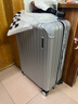 美旅行李箱24英寸大容量旅行箱拉杆箱防撞男女密码箱飞机轮 NL7银色 实拍图