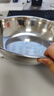 【不锈钢】和面盆厨房烘焙家用火锅盆洗菜打蛋汤锅盆醒面盆料理盆 32cm【热卖款】不锈钢 和面盆 实拍图