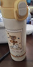 哈尔斯（HAERS）儿童保温杯女生高颜值316L水杯小学生便携吸管杯子 芝士奶黄500ml 实拍图