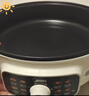 美的（Midea）家用电饼铛烙饼锅 早餐机三明治煎烤机电火锅炒锅烤肉锅 60mm加深 多功能电煎锅抗菌电饼档KE3062 实拍图