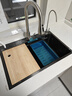 华帝（VATTI）【焕新补贴】厨房水槽大单槽洗菜盆一体盆304不锈钢蜂窝纳米 S5 实拍图