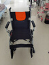 鱼跃(yuwell)手动轮椅车H056C铝合金软座便携可折叠老人手推小轻量化 实拍图